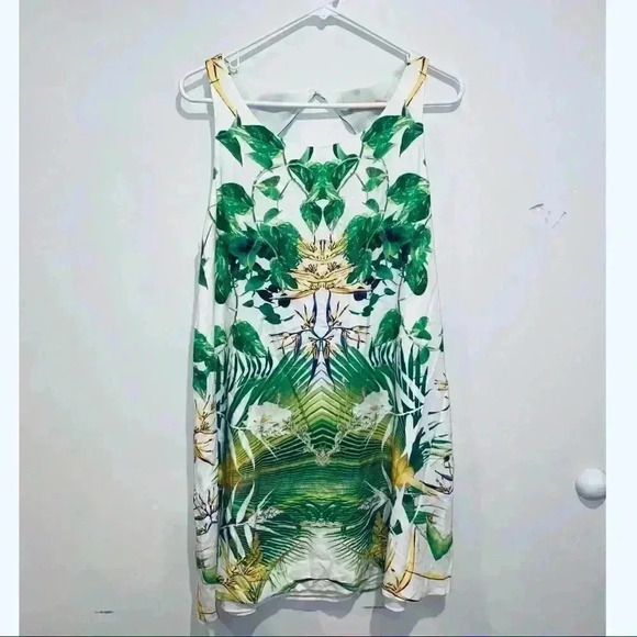 Alice & Olivia Trina Tropical Cutout Back Dress - Picture 3 of 5